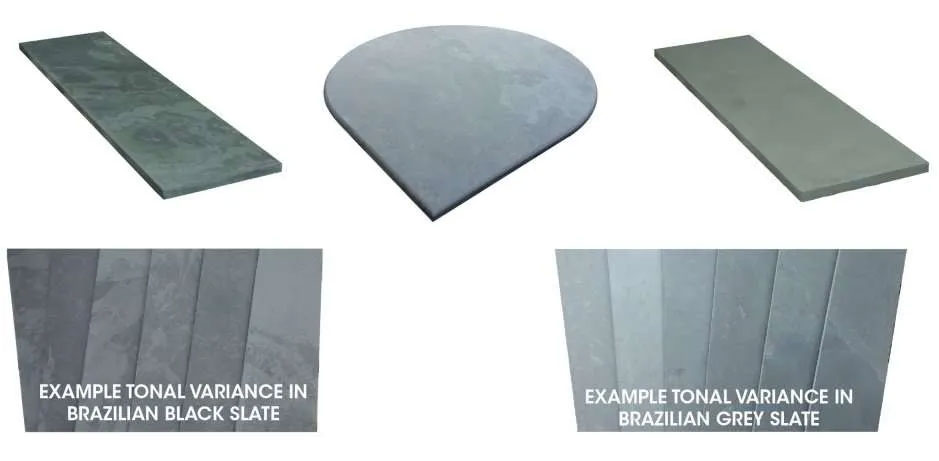 Slate Hearths Slate Hearths – made-to-measure: oiled and bevelled