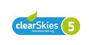 clear skies 5 logo