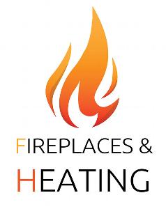 Fireplaces and heating logo