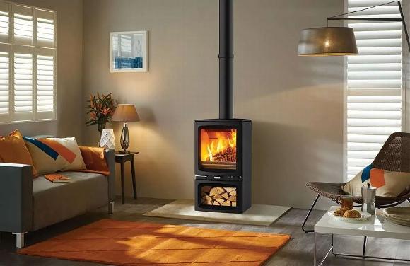 Contempory freestanding stove by Stovax