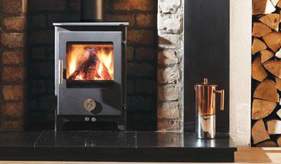 small woodburning stove