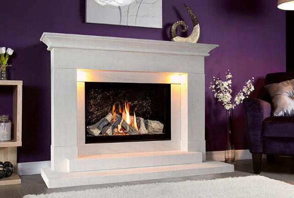 Michael Miller gas fireplace